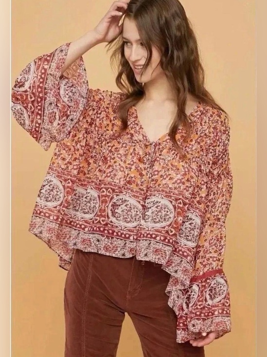 Free People Tops - Free People Lorraine Tiered Kimono Top
